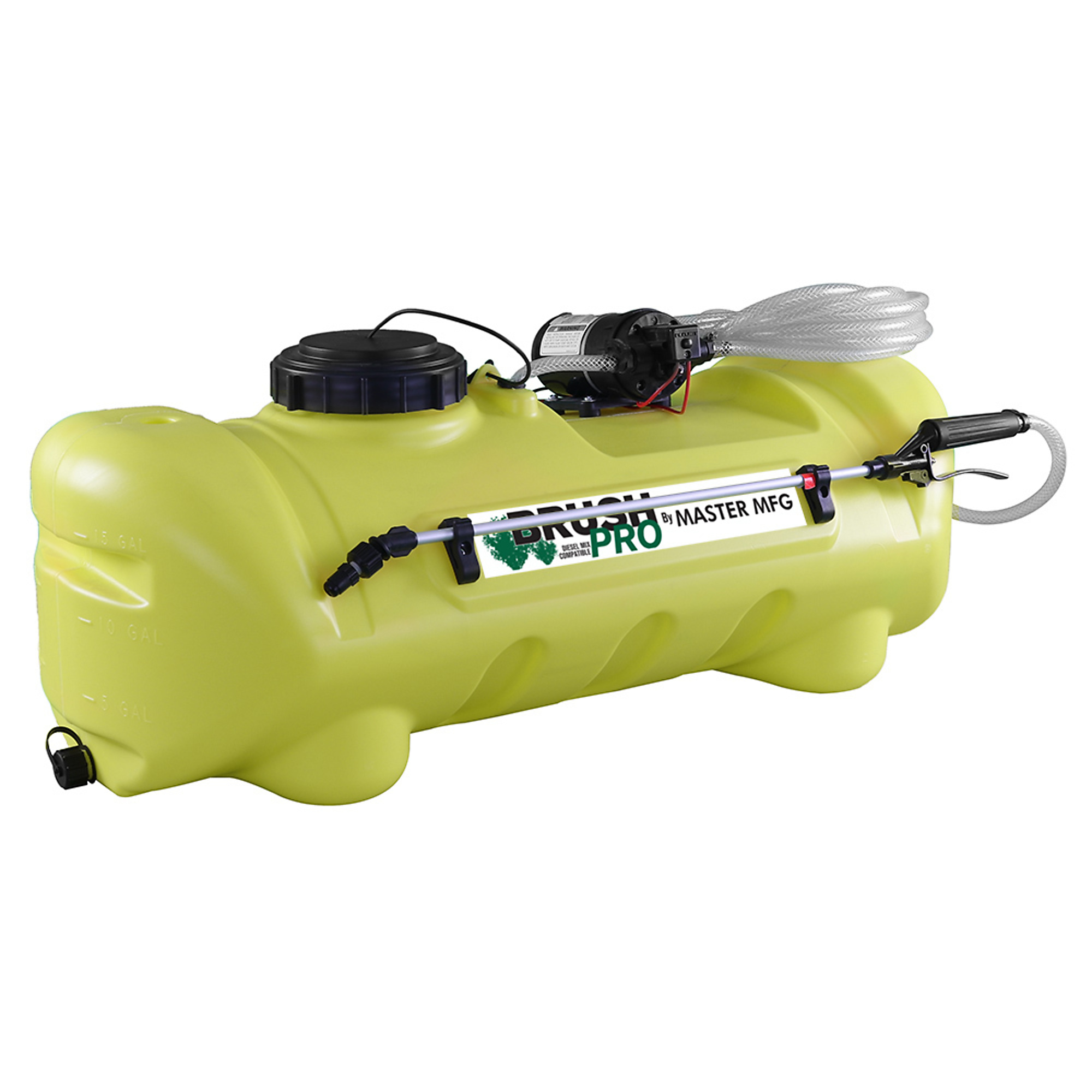 Master MFG Brush Pro Spot Sprayer, 15-Gal. Tank, 1.6 GPM, 60 Max. PSI, Model# SSX-02-015A-B